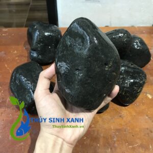 đá cuội sần đen nhiều size