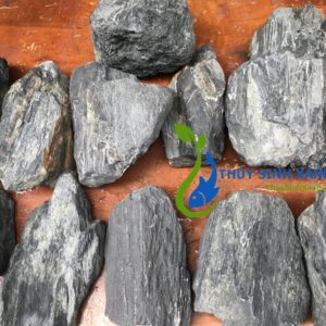 đá trầm tích đen nhiều size
