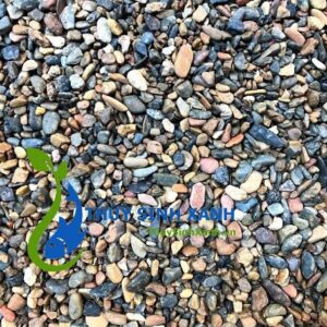 sỏi suối thuỷ sinh trải nền sau khi rửa sạch