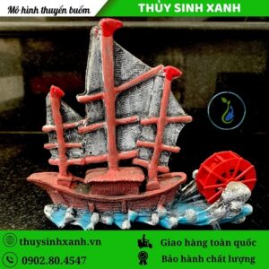 thuyen trang tri be ca